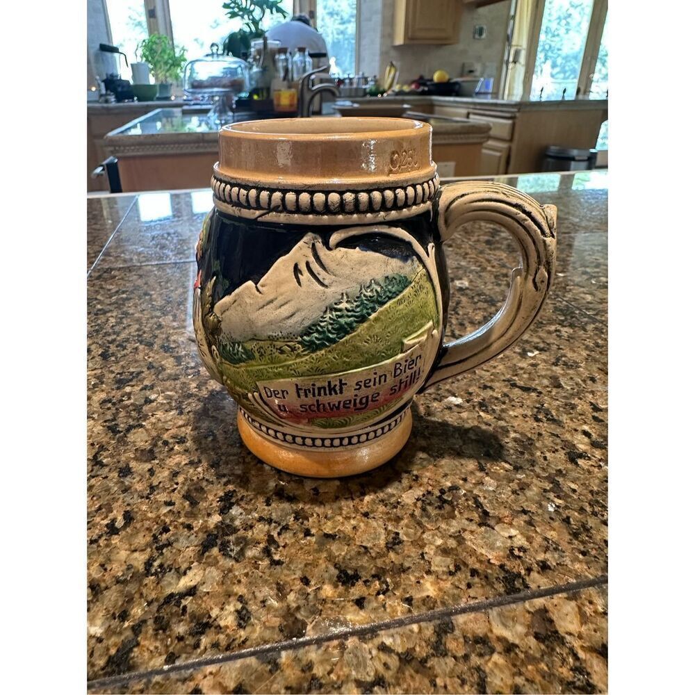 Vintage West German beer stein